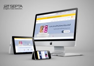 طراحی سایت موبایل مسعود توسط سپتا یزد