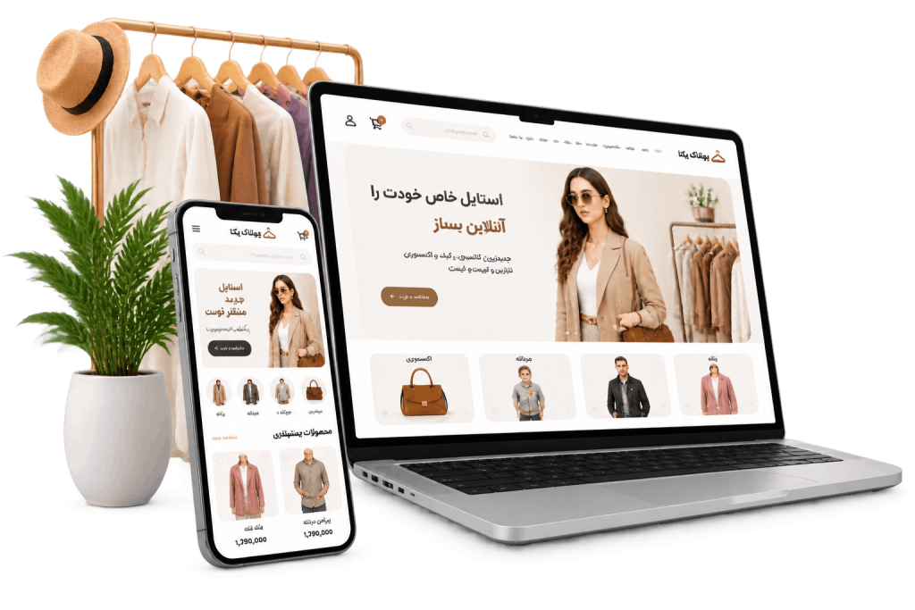 طراحی سایت پوشاک