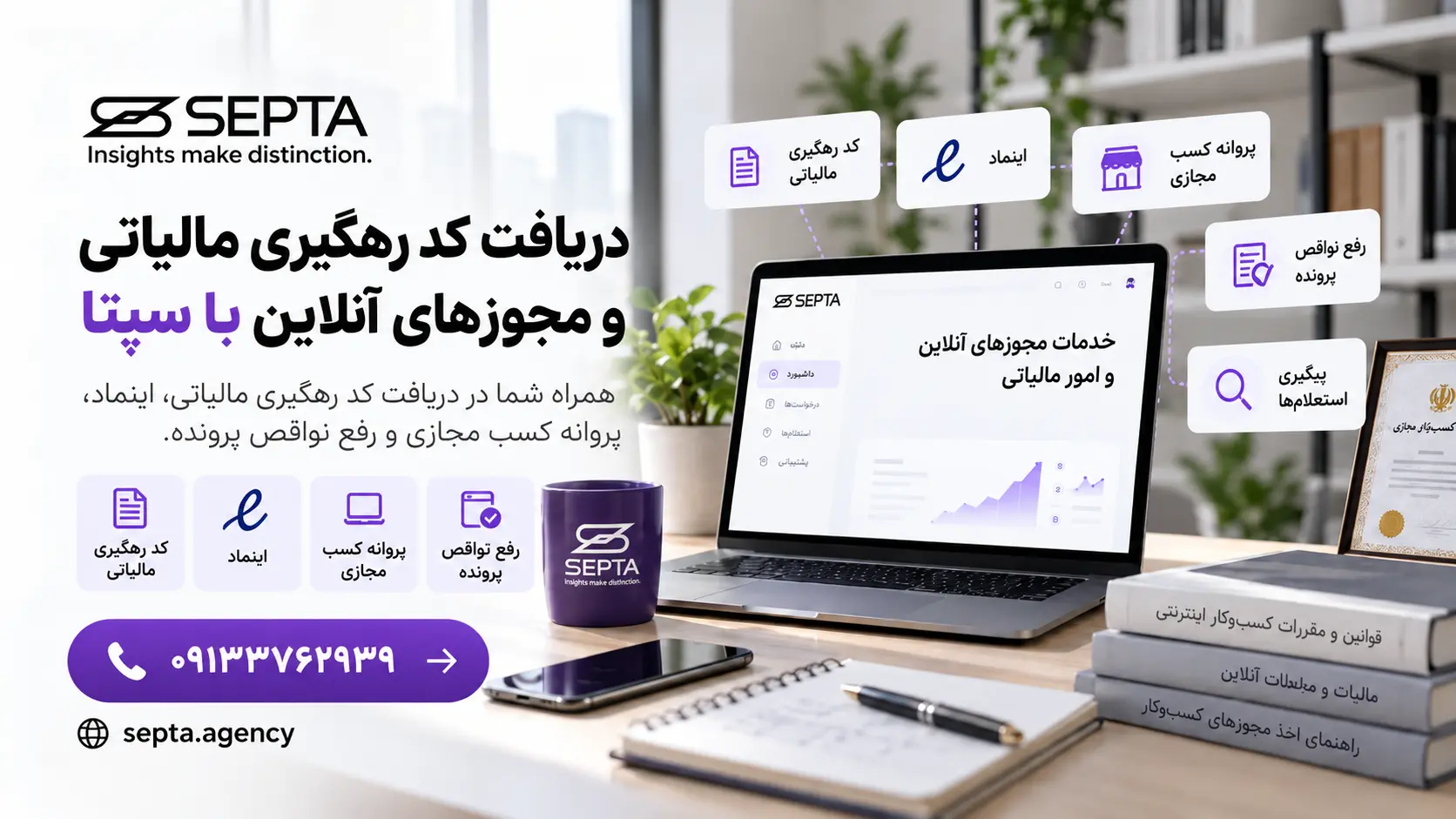 آموزش کامل و گامبهگام دریافت کد رهگیری مالیاتی 14 دریافت کد رهگیری مالیاتی با شرکت سپتا